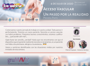 4  Julio 2020 - Acceso Vascular - Un paseo por la realidad 1ª Parte