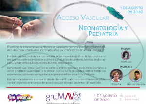 1 Agosto 2020 - Acceso Vascular – Neonatal y Pediatría 